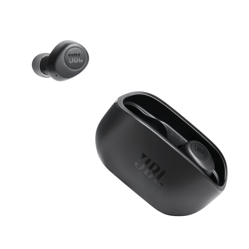JBL Wave 100TWS - Black - True Wireless In-Ear Headphones - Top image number null